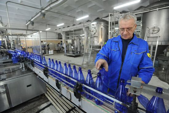Production of soft drinks and beer in Chita