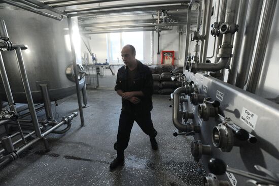 Production of soft drinks and beer in Chita