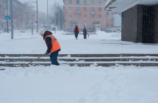 Winter in Petrozavodsk