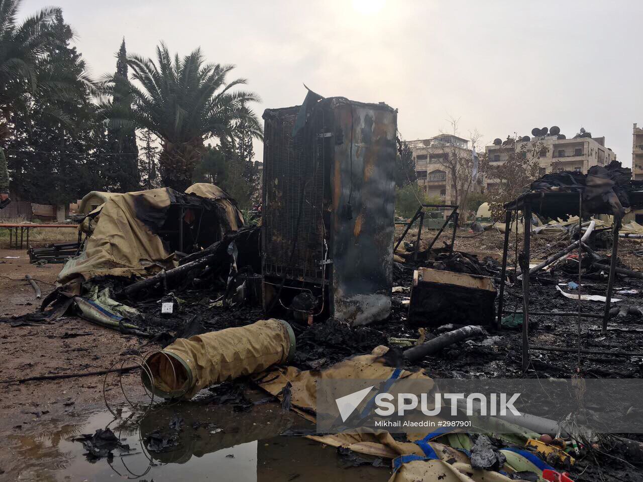 Russian defense ministry's mobile hospital in Aleppo comes under gunfire attack