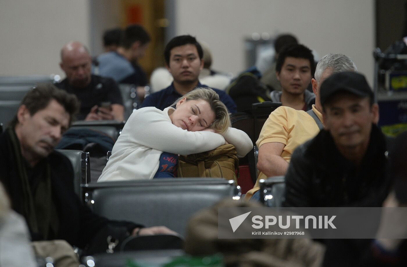 Delayed flights in Sheremetyevo airport