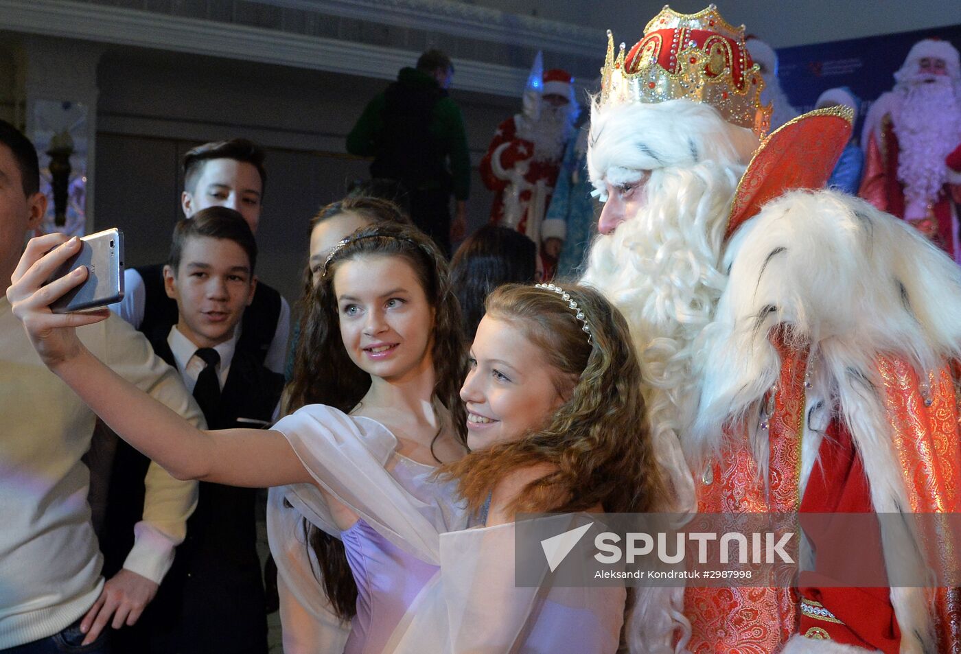 Father Frost from Veliky Ustyug visits Chelyabinsk