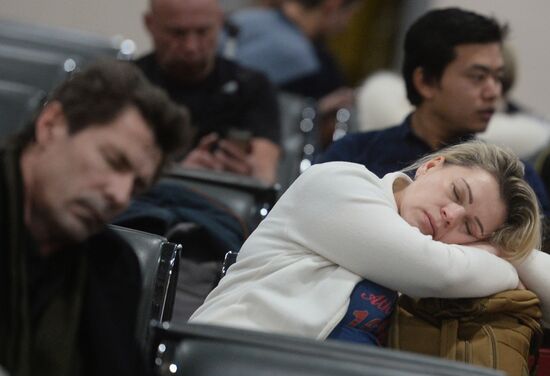Delayed flights in Sheremetyevo airport