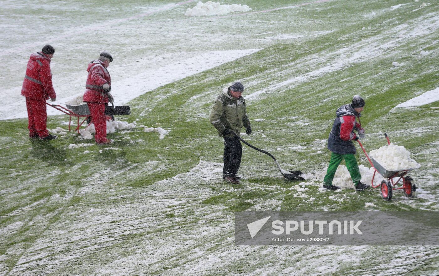 Football. Russian Premier League. Spartak vs. Rubin