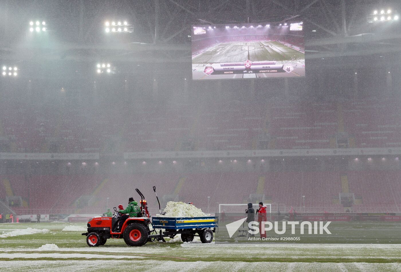 Football. Russian Premier League. Spartak vs. Rubin