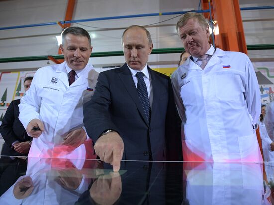 President Vladimir Putin visits Chelyabinsk Region