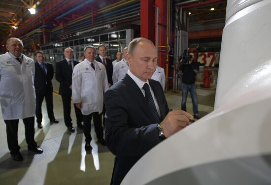 President Vladimir Putin visits Chelyabinsk Region