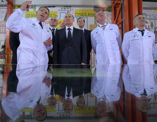 President Vladimir Putin visits Chelyabinsk Region