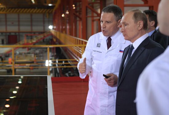 President Vladimir Putin visits Chelyabinsk Region