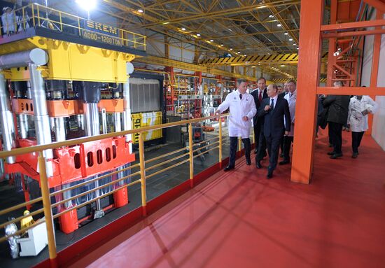 President Vladimir Putin visits Chelyabinsk Region