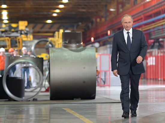 President Vladimir Putin visits Chelyabinsk Region