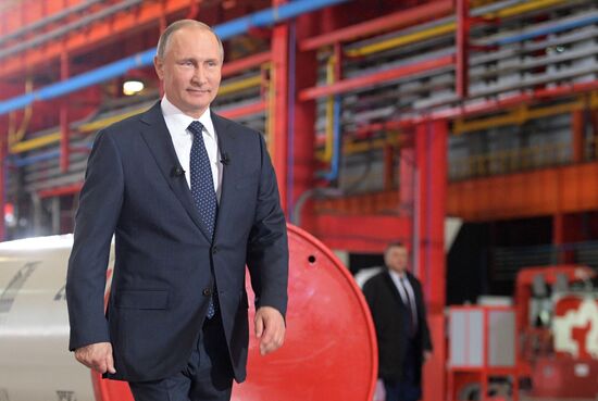 President Vladimir Putin visits Chelyabinsk Region