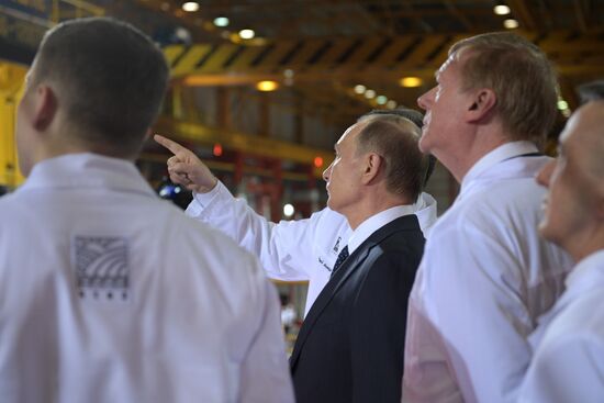President Vladimir Putin visits Chelyabinsk Region