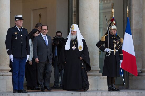 Patriarch Kirill visits Paris