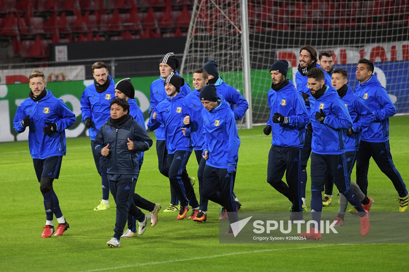 UEFA Champions League. FC Rostov holds training session