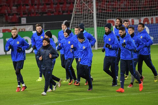 UEFA Champions League. FC Rostov holds training session