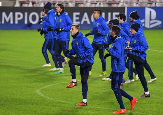 UEFA Champions League. FC Rostov holds training session