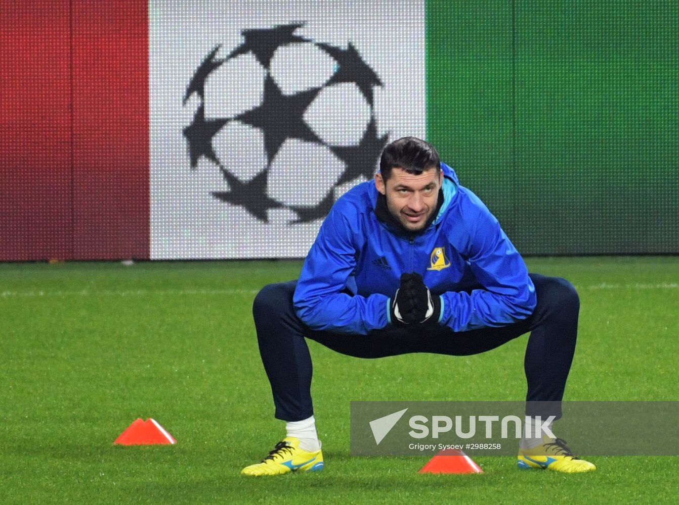 UEFA Champions League. FC Rostov holds training session