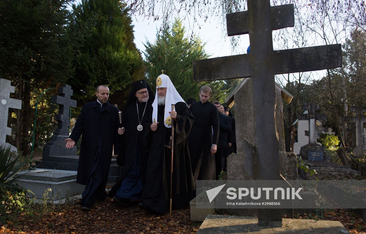 Patriarch Kirill visits Paris