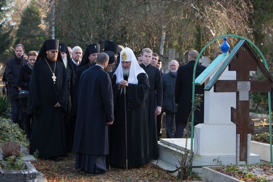 Patriarch Kirill visits Paris