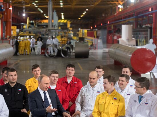 President Vladimir Putin visits Chelyabinsk Region