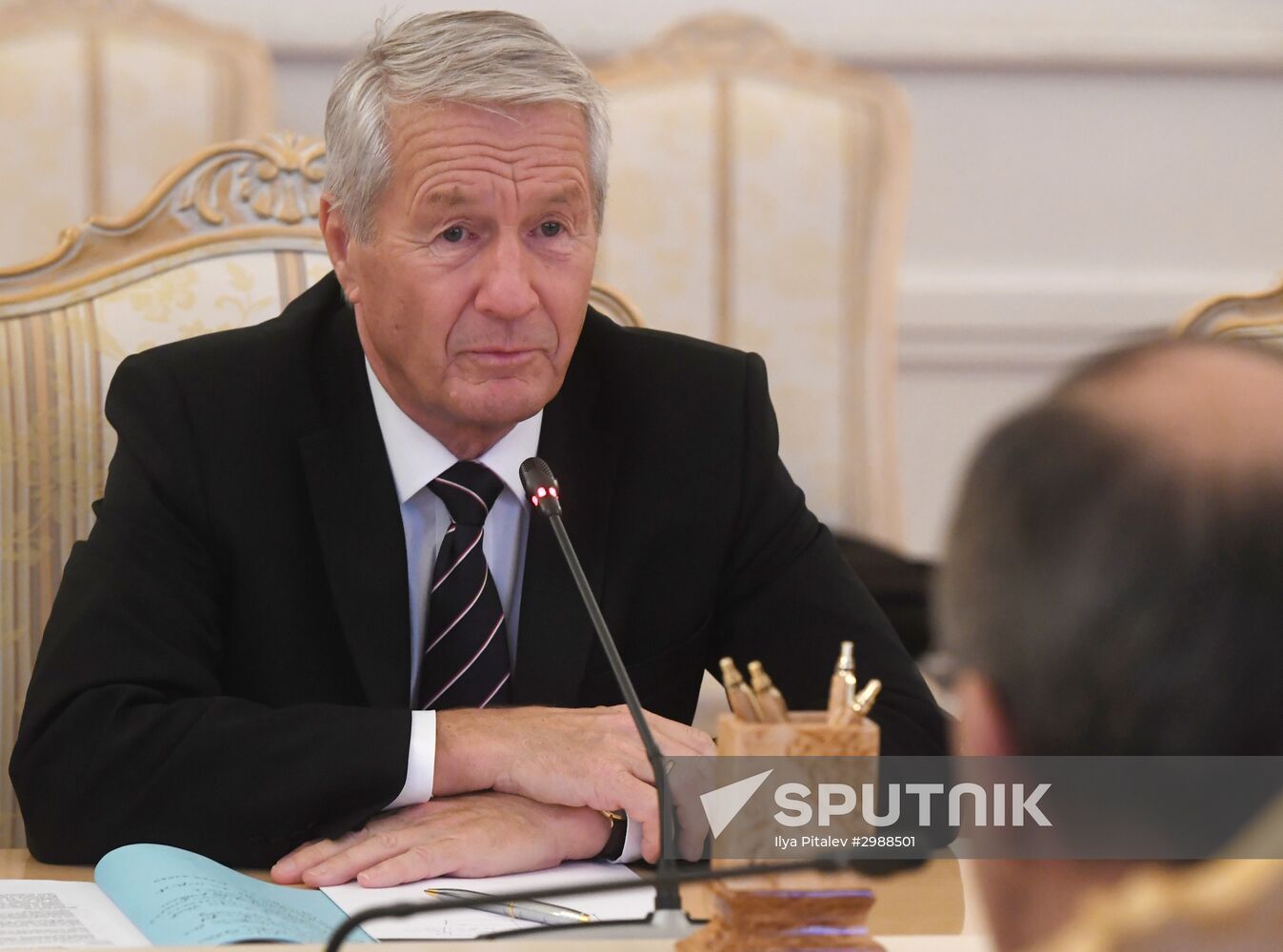 Russian Foreign Minister Lavrov meets with Council of Europe Secretary General Jagland