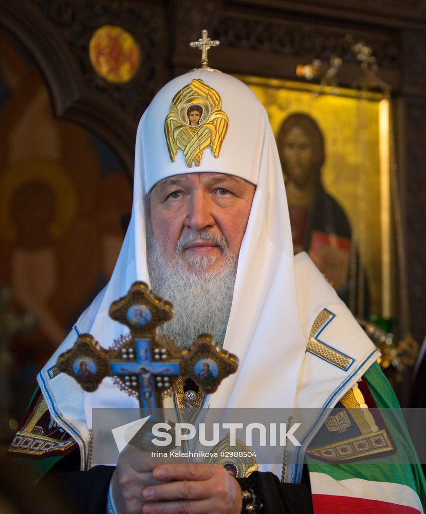 Patriarch Kirill visits Paris
