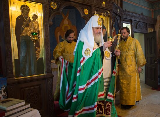 Patriarch Kirill visits Paris