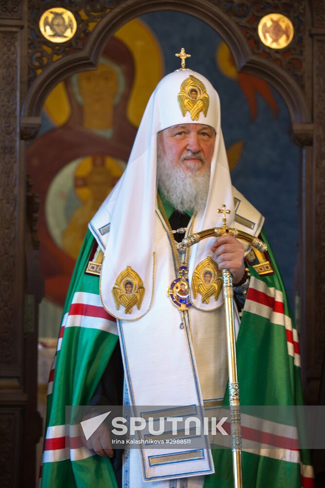 Patriarch Kirill visits Paris