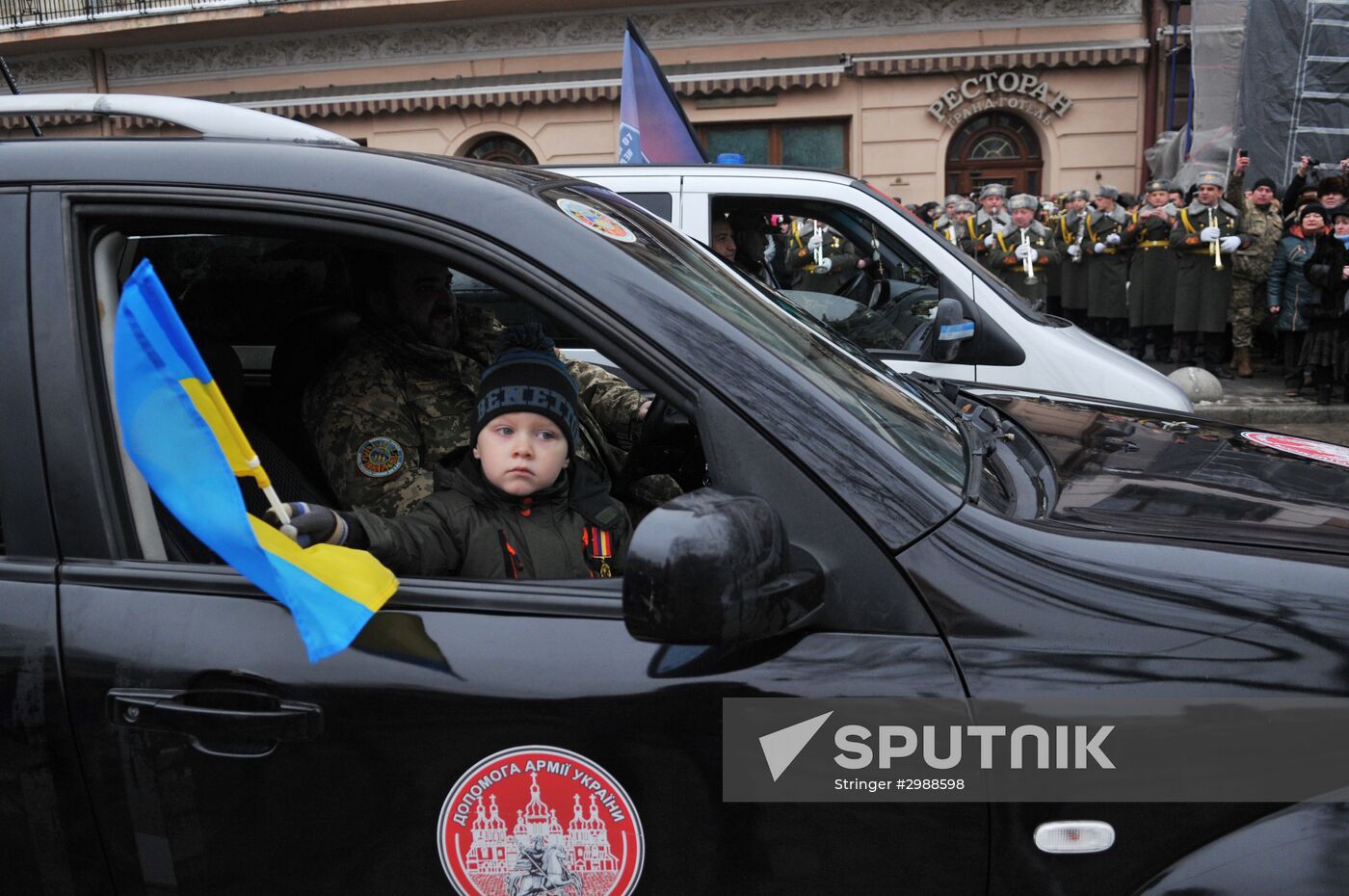 Ukraine's Defenders march