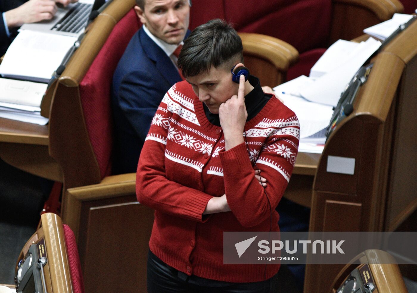 Verkhovna Rada meeting in Kiev