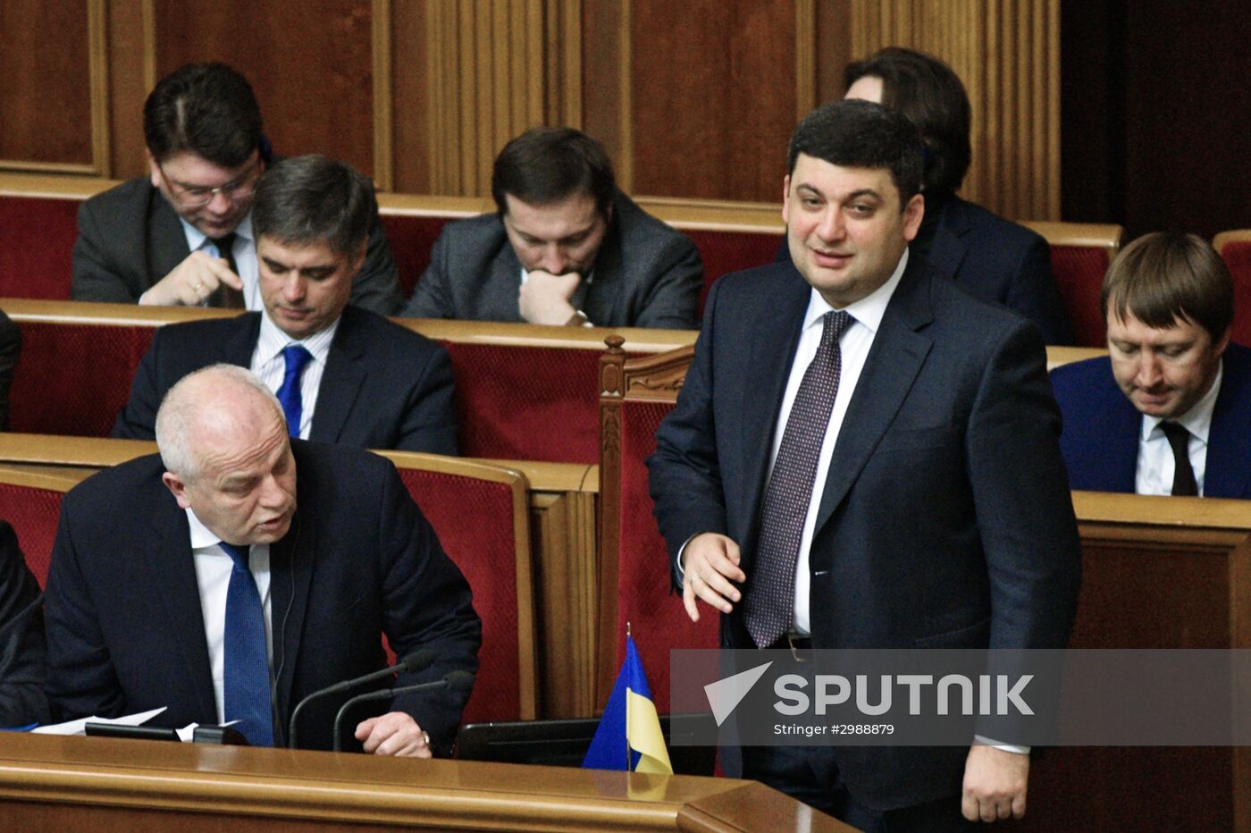 Verkhovna Rada meeting in Kiev