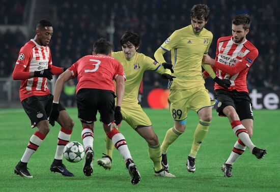 UEFA Champions League. PSV vs. Rostov