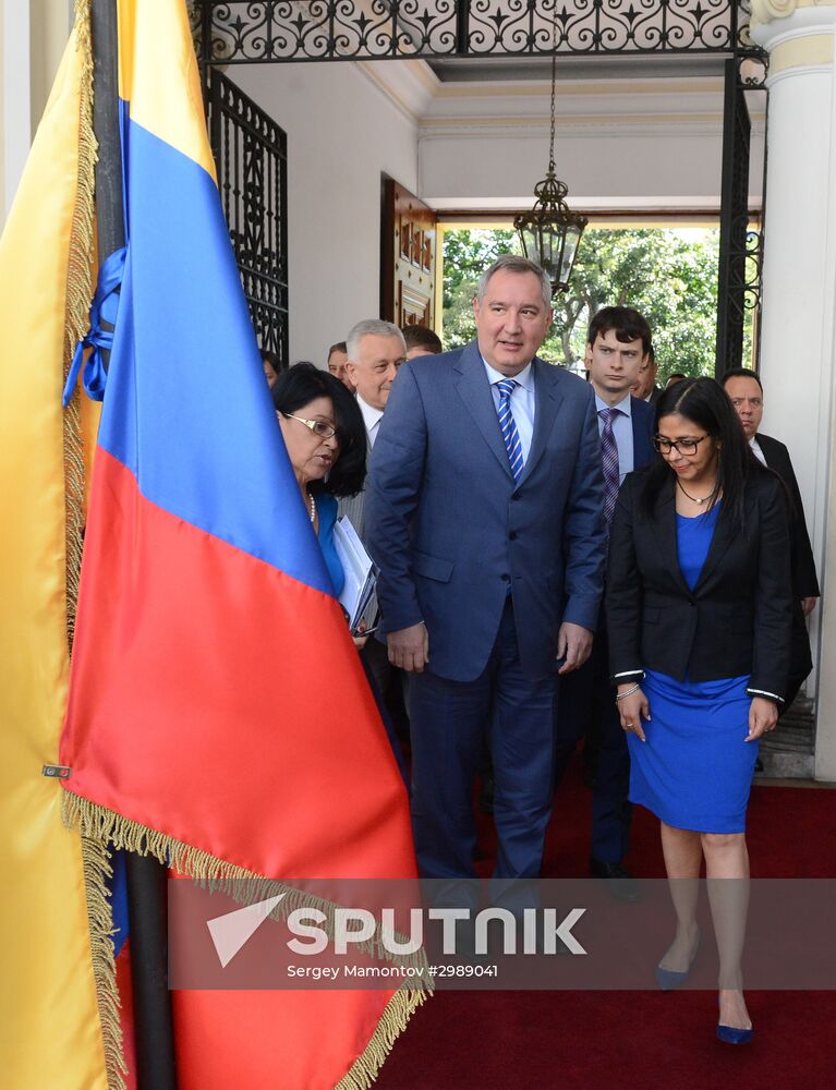 Deputy Prime Minister Dmitry Rogozin's visit to Venezuela
