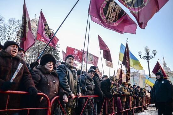 Protest rallies in Kiev
