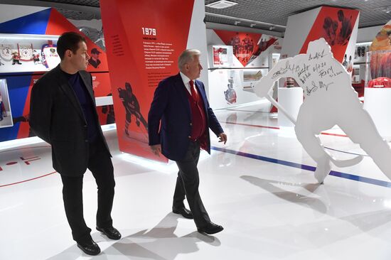 Moscow gala match marks 70th anniversary of Russian ice hockey