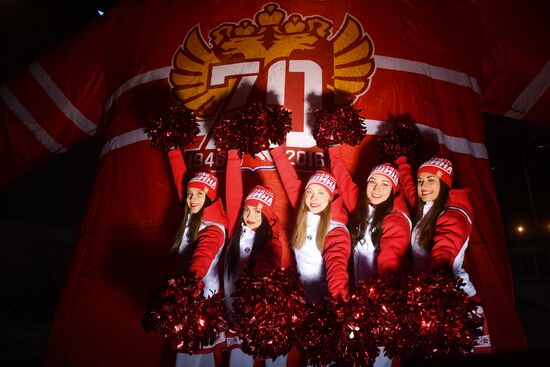 Moscow gala match marks 70th anniversary of Russian ice hockey