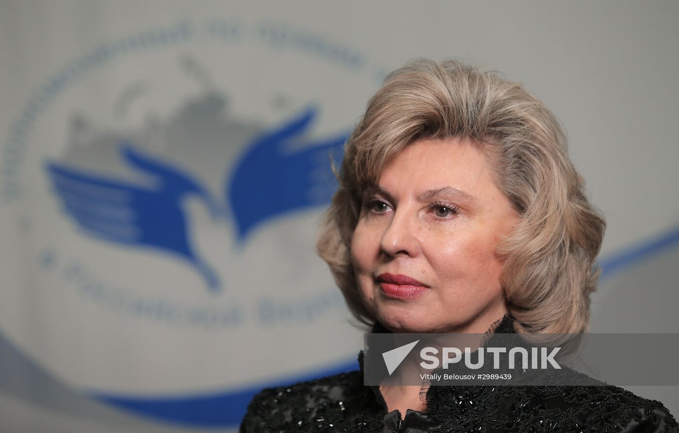 Russian Commissioner for Human Rights Tatyana Moskalkova