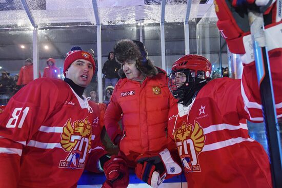 Moscow gala match marks 70th anniversary of Russian ice hockey