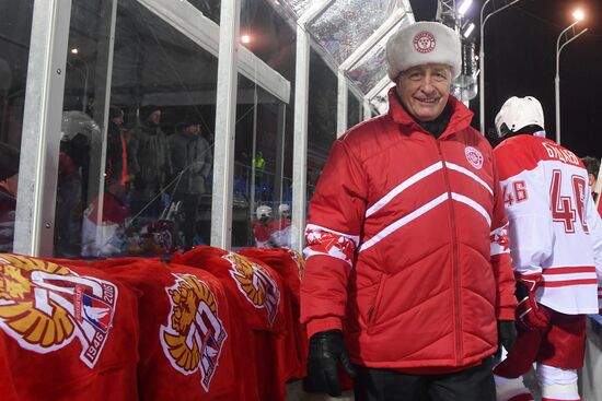 Moscow gala match marks 70th anniversary of Russian ice hockey