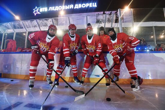 Moscow gala match marks 70th anniversary of Russian ice hockey