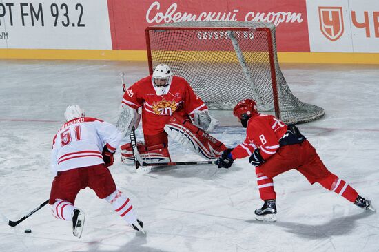 Moscow gala match marks 70th anniversary of Russian ice hockey