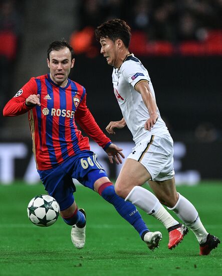 UEFA Champions League. Tottenham vs. CSKA