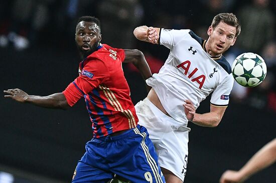 UEFA Champions League. Tottenham vs. CSKA