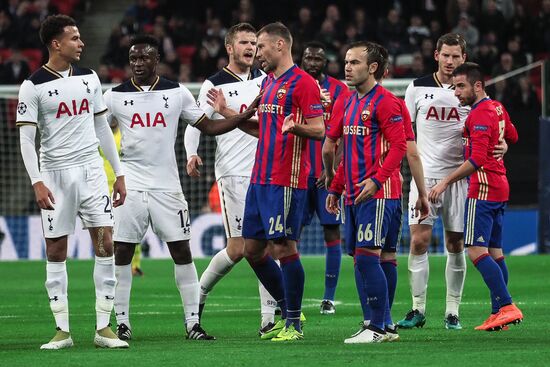 UEFA Champions League. Tottenham vs. CSKA