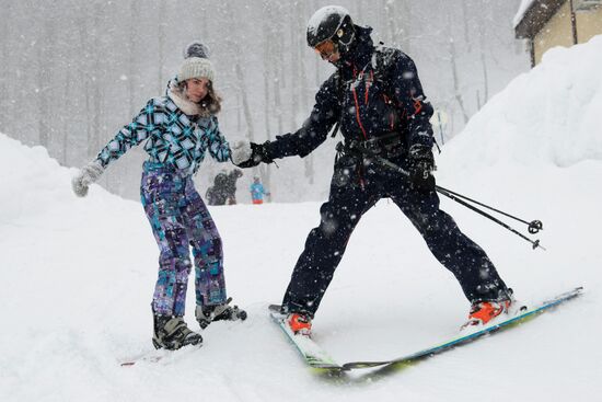 New season begins at Gorky Gorod ski resort in Sochi