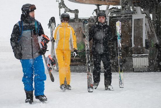 New season begins at Gorky Gorod ski resort in Sochi