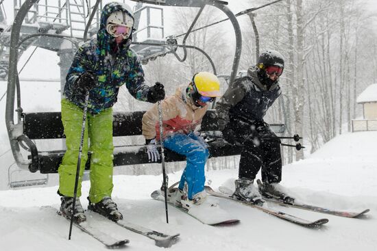New season begins at Gorky Gorod ski resort in Sochi