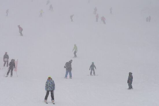 New season begins at Gorky Gorod ski resort in Sochi