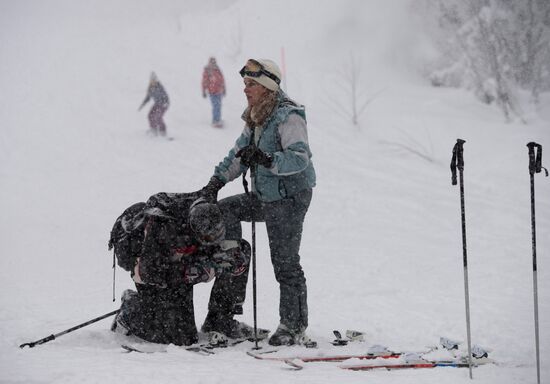 New season begins at Gorky Gorod ski resort in Sochi